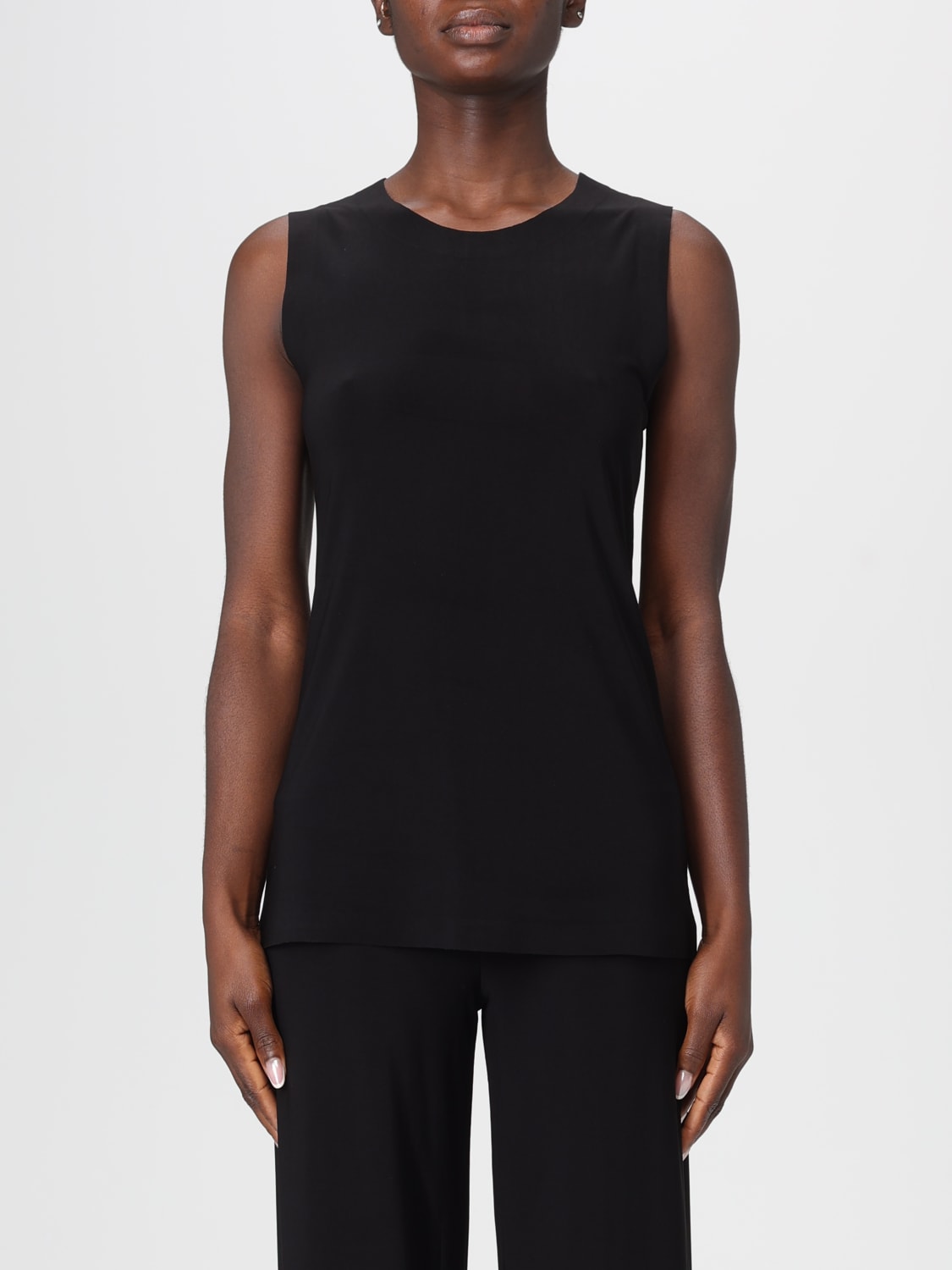 NORMA KAMALI TOP: Pullover damen Norma Kamali, Schwarz - Img 1