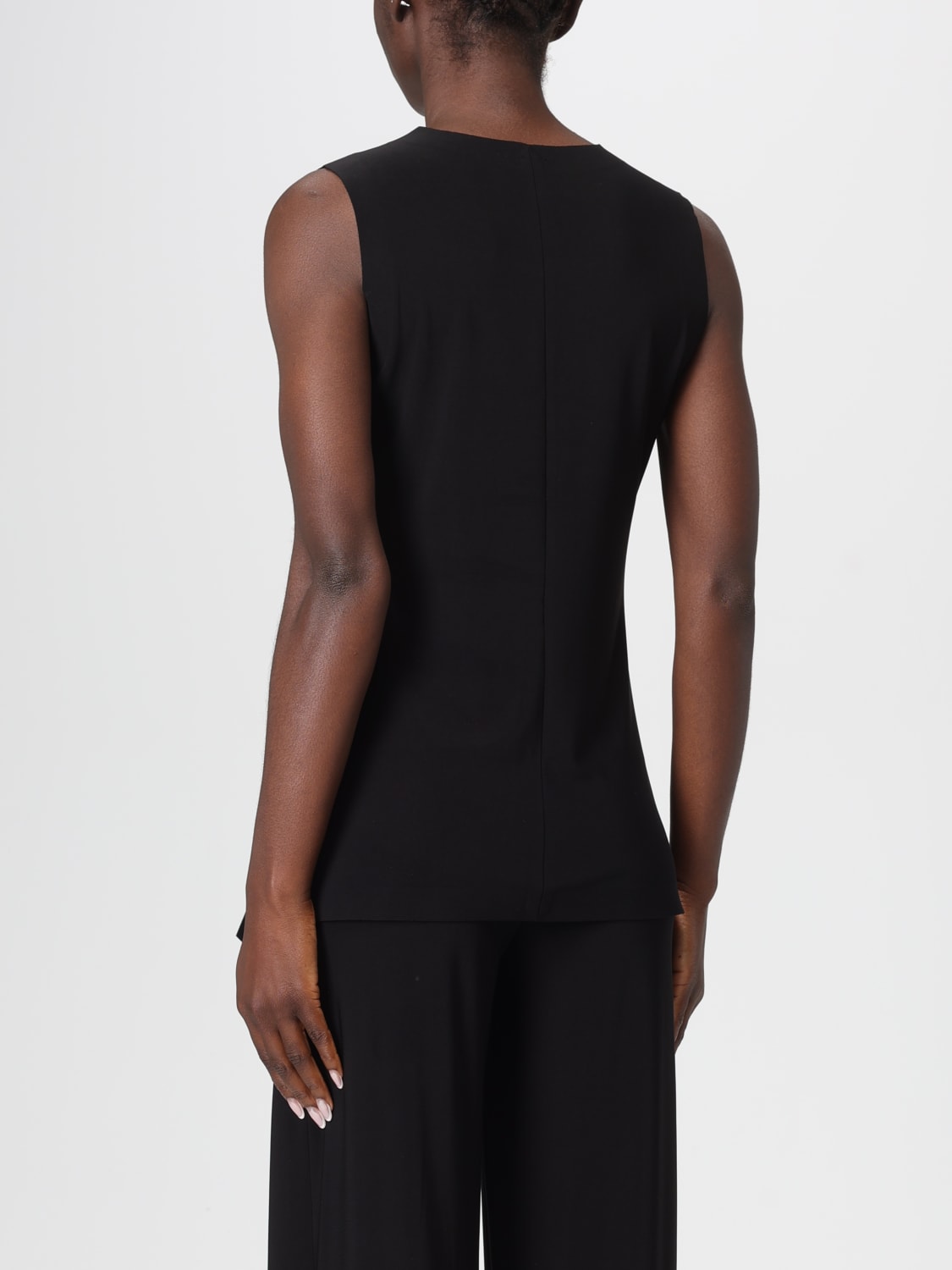 NORMA KAMALI TOP: Pullover damen Norma Kamali, Schwarz - Img 2