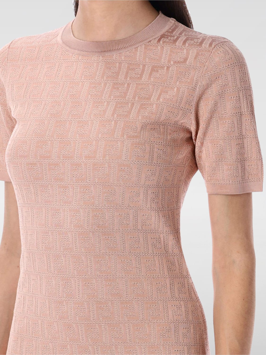 FENDI VESTIDO: Vestido mujer Fendi, Rosa - Img 3
