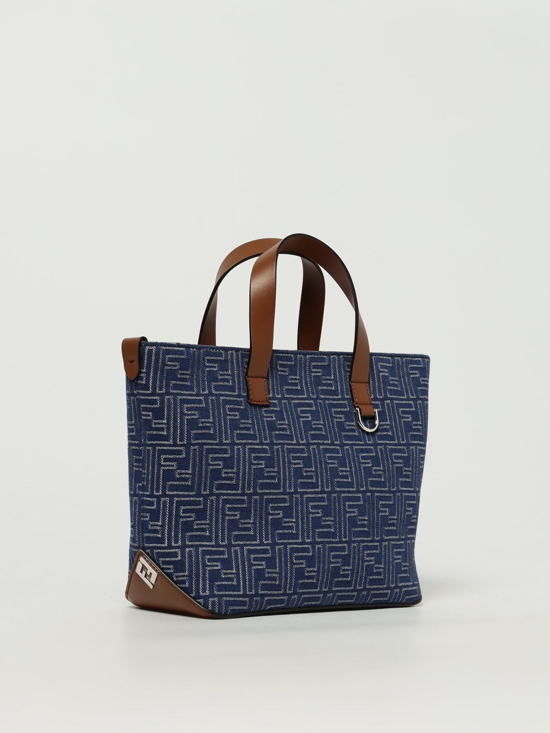 FENDI SHOULDER BAG: Bags men Fendi, Grey - Img 3