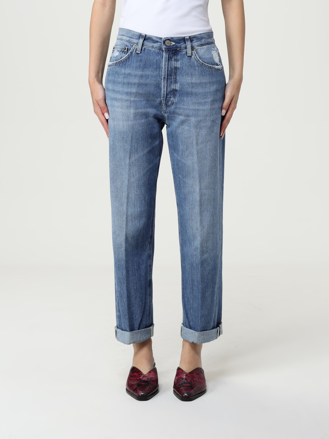 デニム・ジーパン DONDUP Woman Jeans Blue DP776DF0290DIP5 800 DONDUP: Jeans woman - Blue | Dondup jeans DP776DF0290DIP5