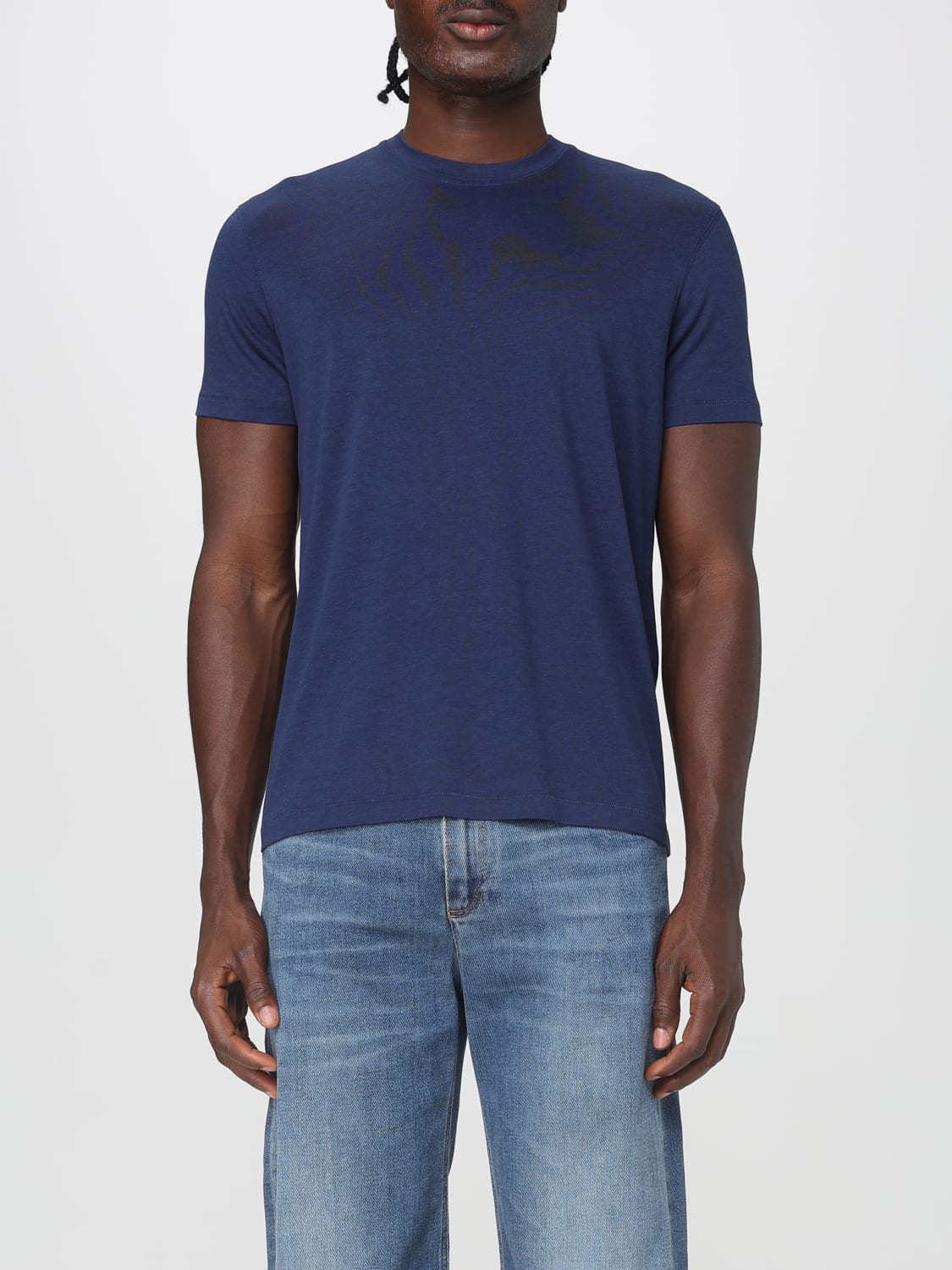 TOM FORD T-SHIRT: T-shirt men Tom Ford, Blue - Img 1