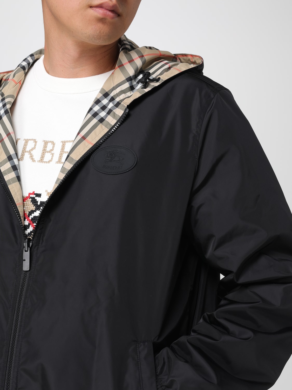 BURBERRY: Jacket men - Sand | Burberry jacket 8110371 online