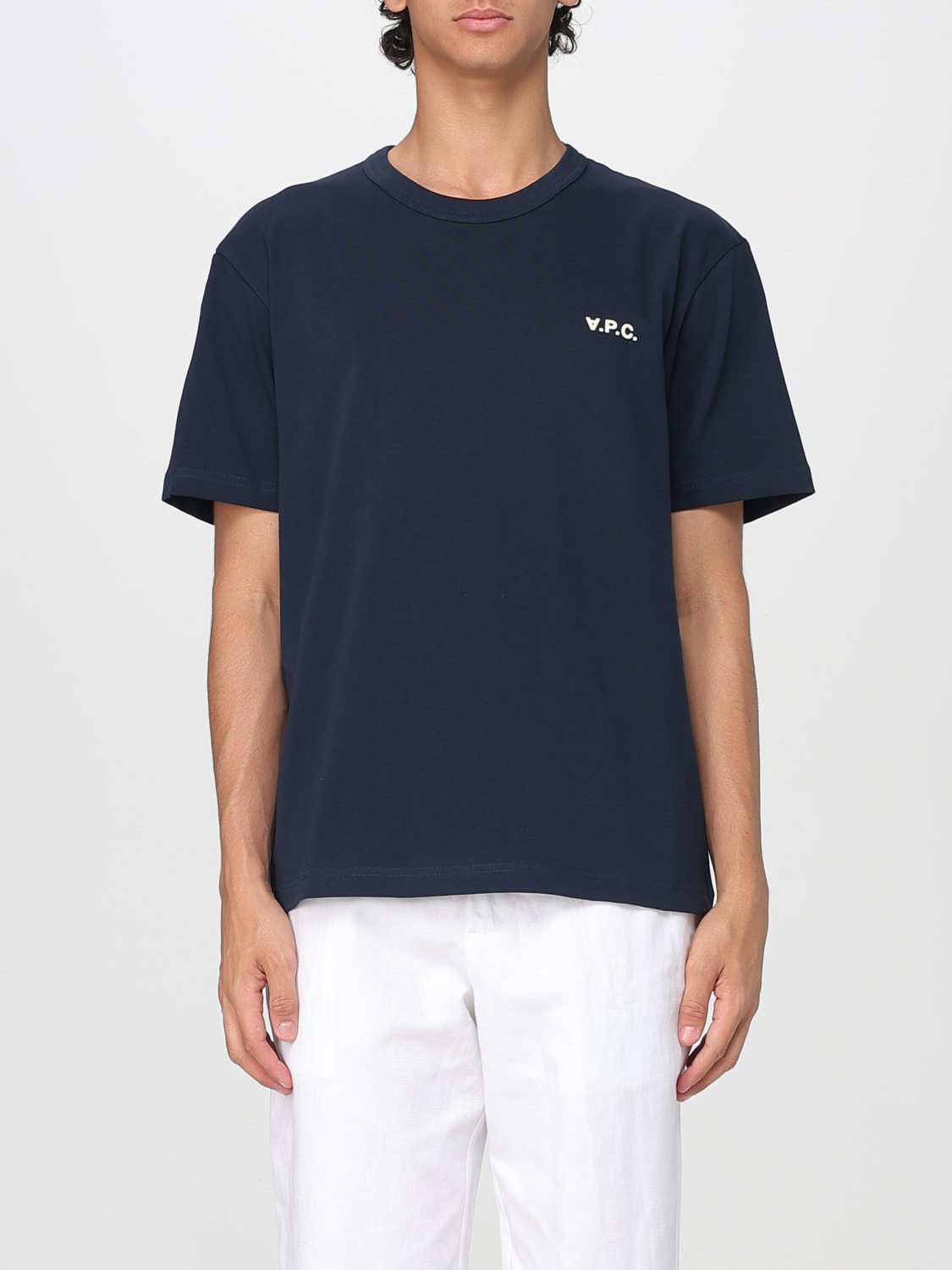 A.P.C. T-SHIRT: T-shirt A.P.C. in cotone con logo , Ecru - Img 1