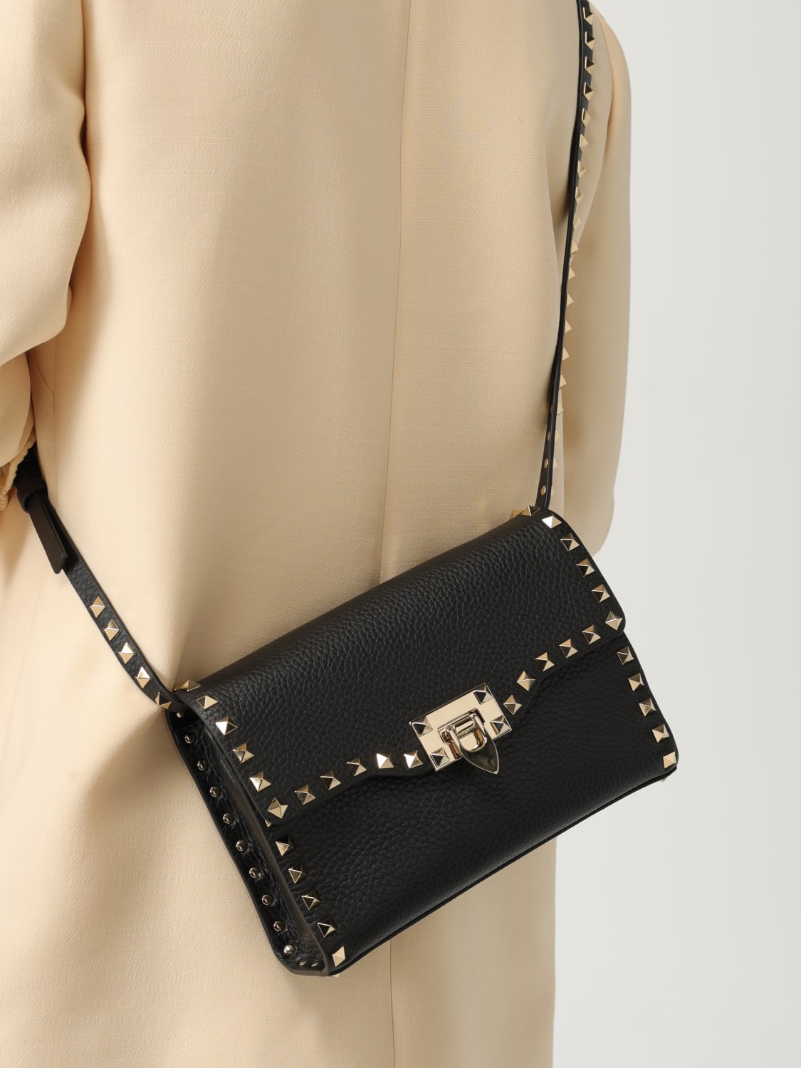 VALENTINO GARAVANI MINI BAG: Crossbody bags woman Valentino Garavani, Black - Img 2