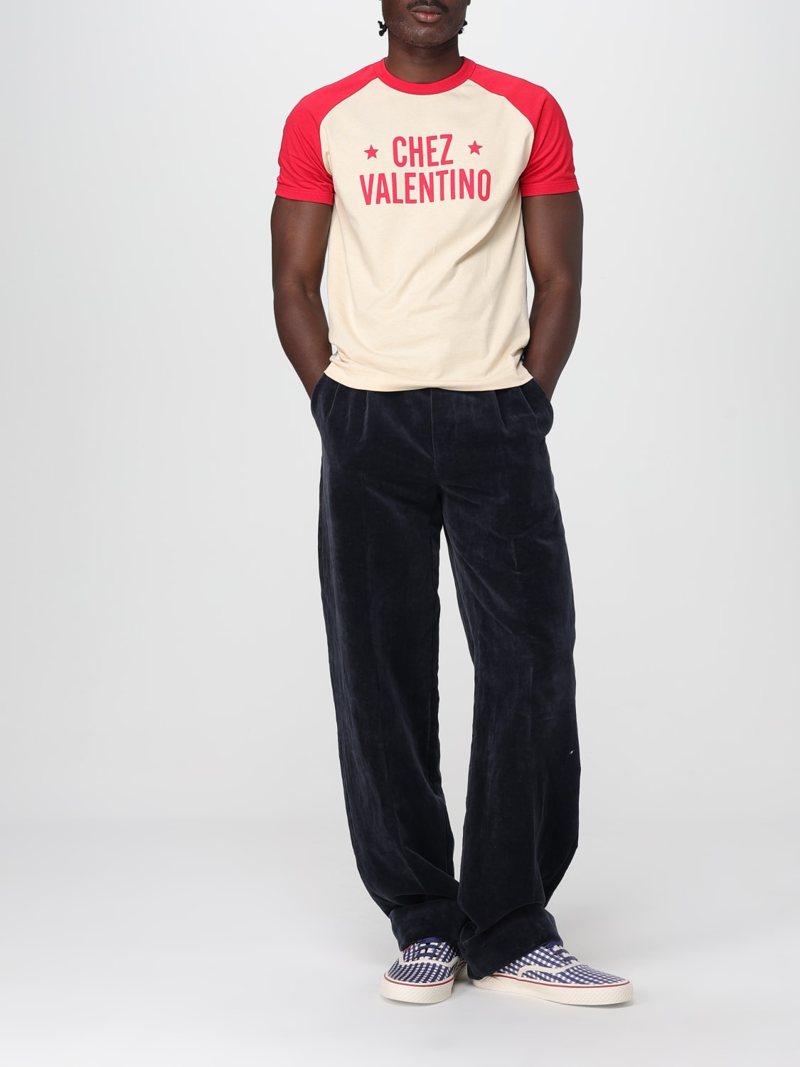 VALENTINO CAMISETA: Camiseta hombre Valentino, Rojo - Img 2