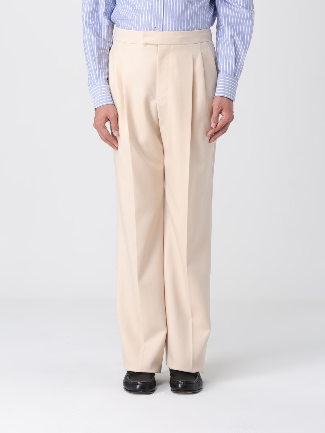 VALENTINO PANTS: Pants men Valentino, White - Img 1