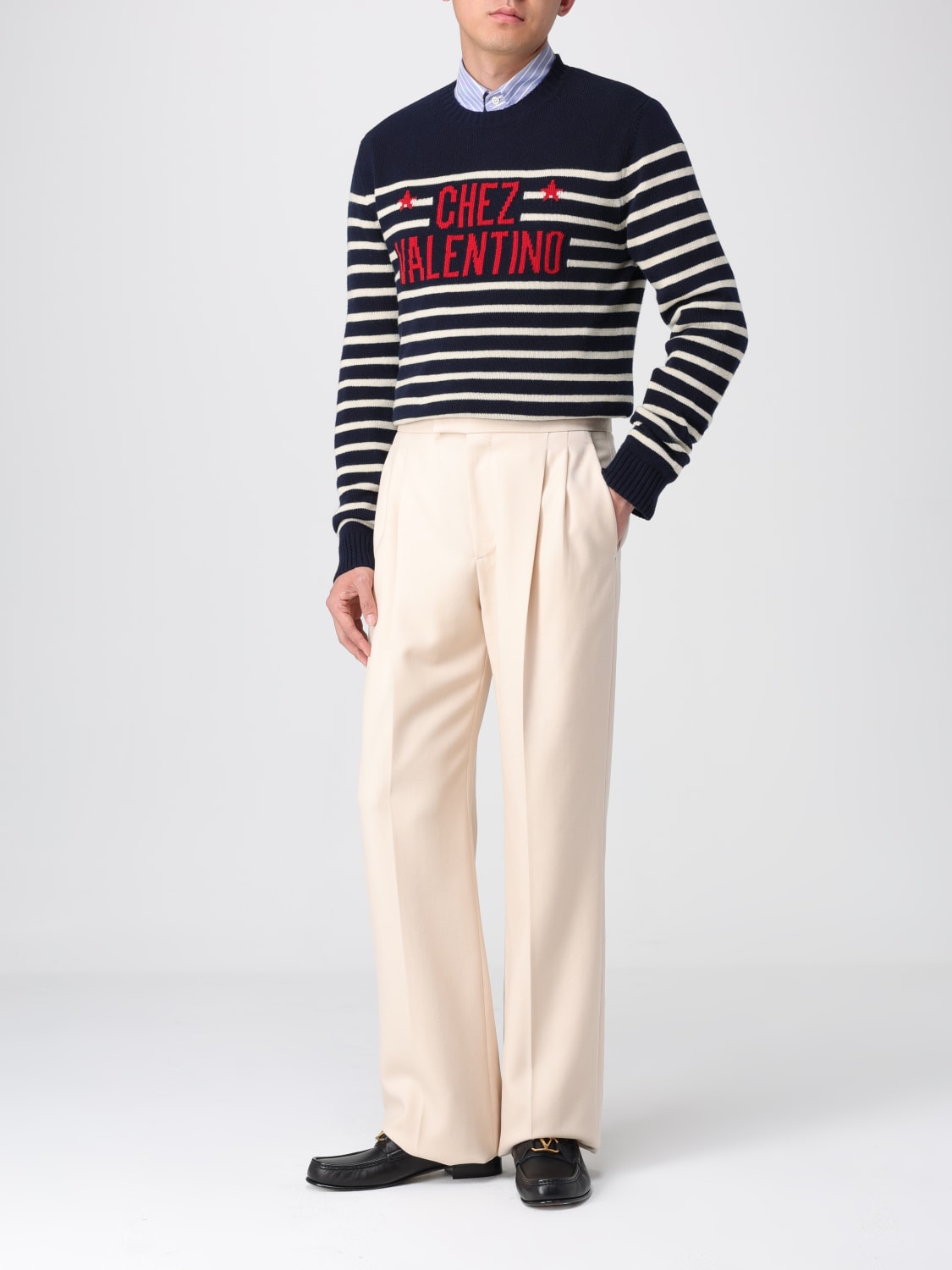 VALENTINO PANTS: Pants men Valentino, White - Img 2