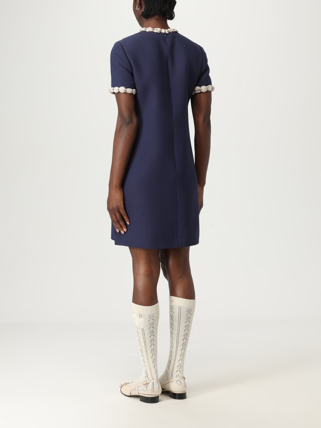 VALENTINO DRESS: Dress woman Valentino, Indigo - Img 3
