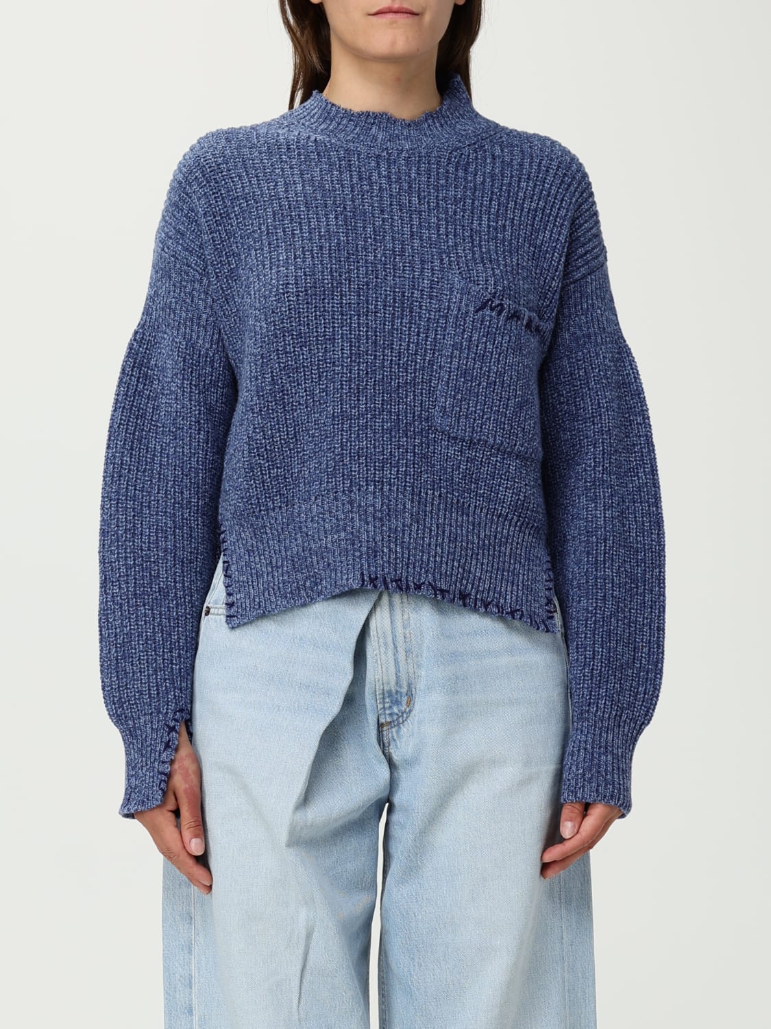 MARNI SWEATER: Sweater woman Marni, Blue - Img 1