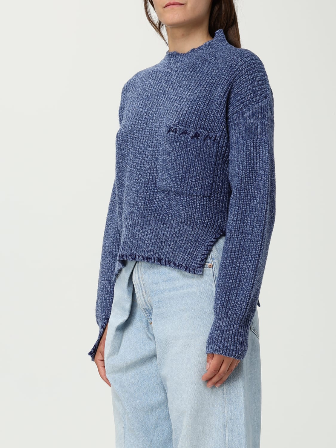 MARNI SWEATER: Sweater woman Marni, Blue - Img 4