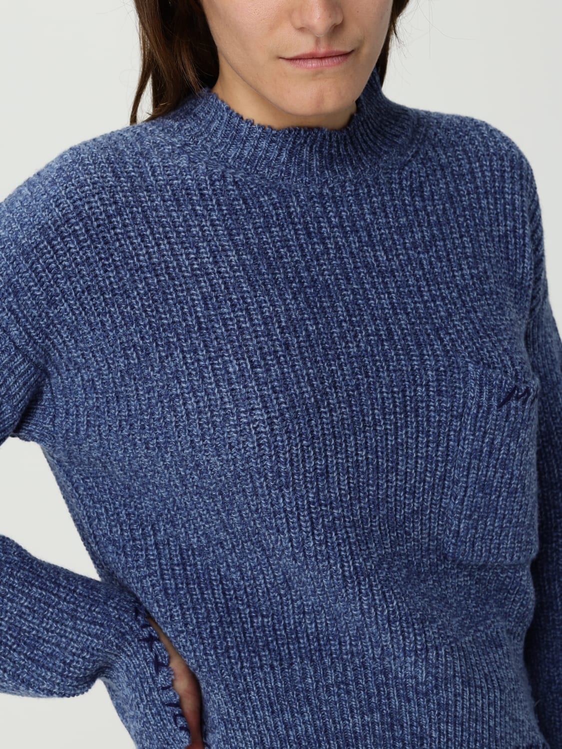 MARNI SWEATER: Sweater woman Marni, Blue - Img 5