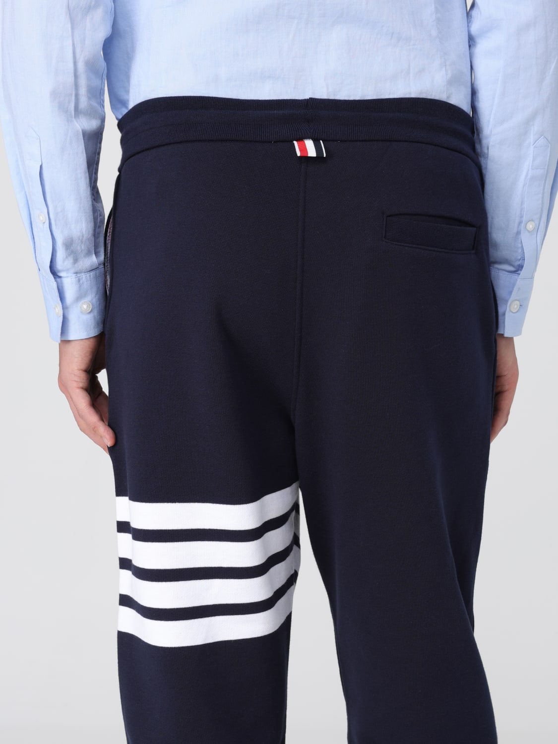 THOM BROWNE PANTS: Pants men Thom Browne, Blue - Img 5