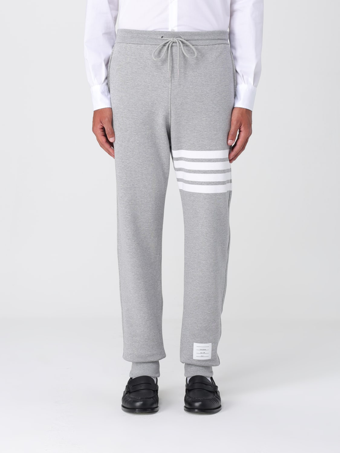 THOM BROWNE PANTS: Pants men Thom Browne, Grey - Img 1