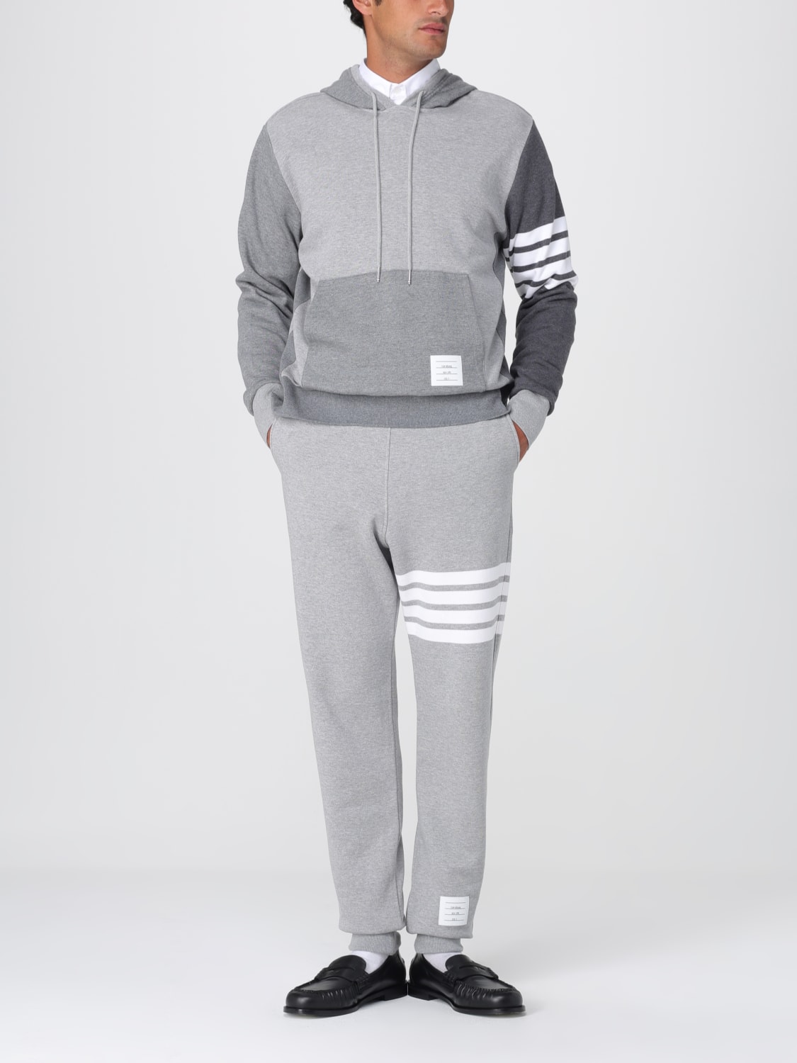 THOM BROWNE PANTS: Pants men Thom Browne, Grey - Img 2