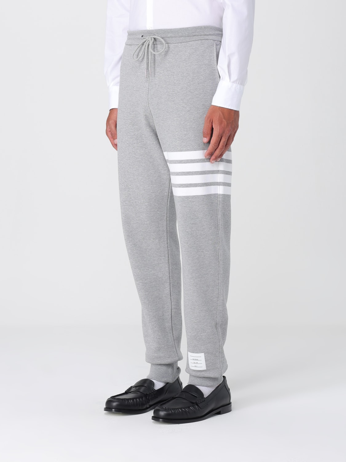 THOM BROWNE PANTS: Pants men Thom Browne, Grey - Img 4