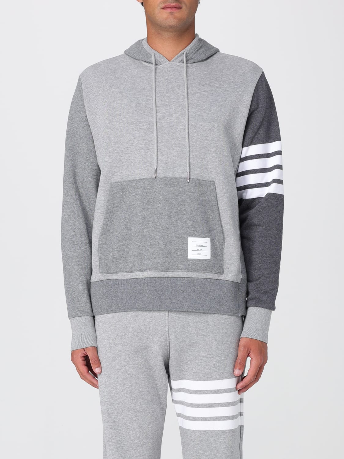 THOM BROWNE SWEATSHIRT: Sweatshirt men Thom Browne, Grey - Img 1
