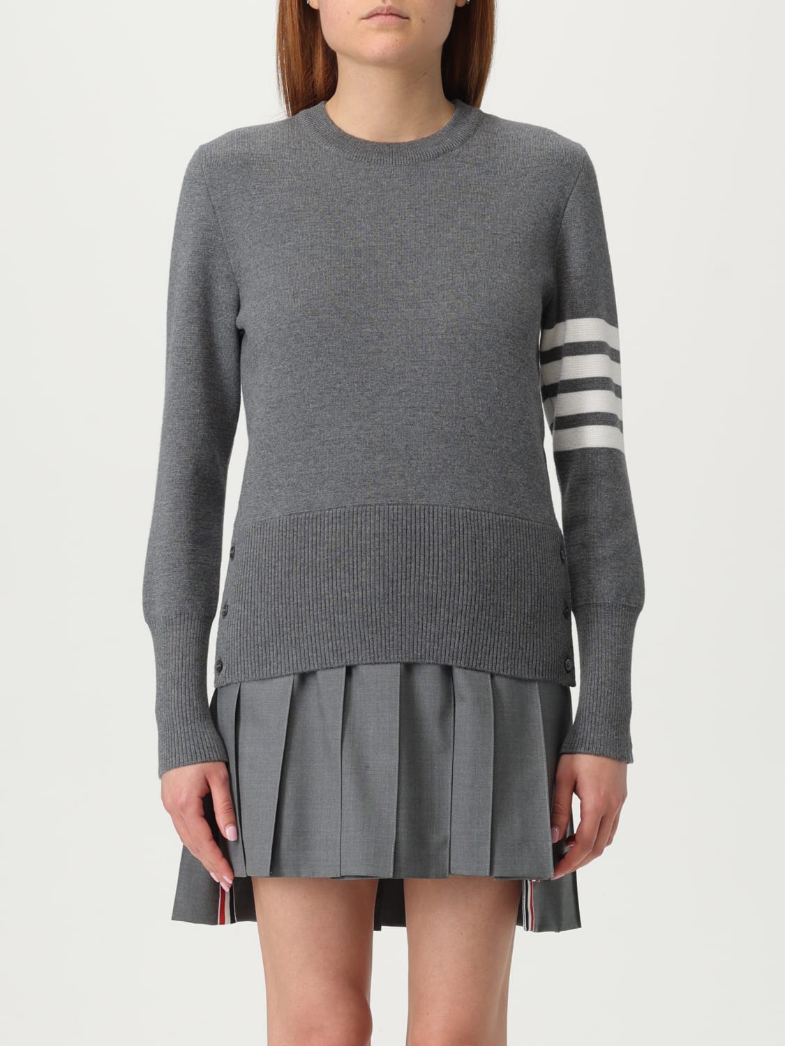 THOM BROWNE PULLOVER: Pullover damen Thom Browne, Grau - Img 1