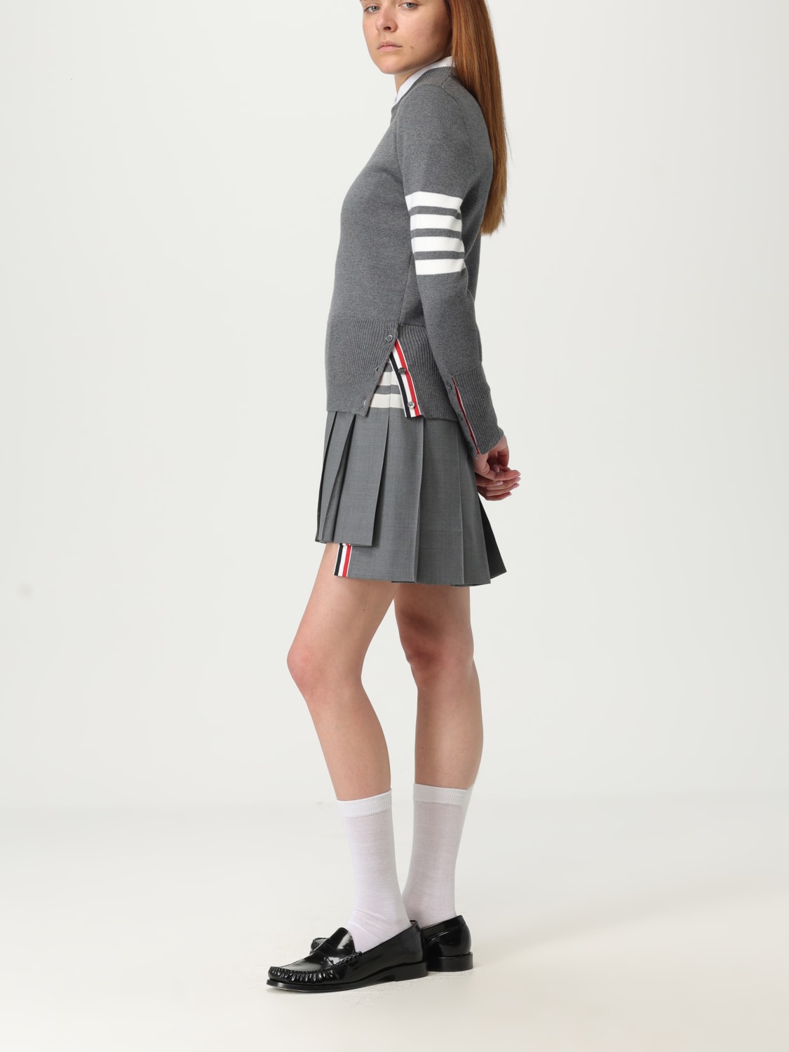 THOM BROWNE PULLOVER: Pullover damen Thom Browne, Grau - Img 2