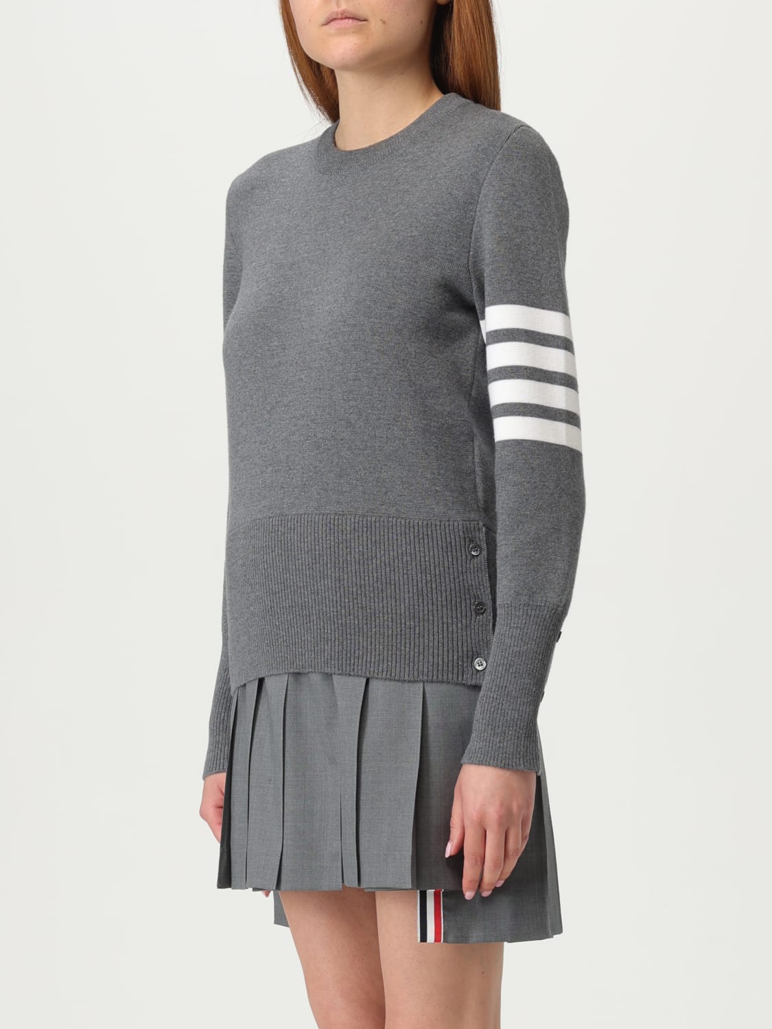 THOM BROWNE PULLOVER: Pullover damen Thom Browne, Grau - Img 4