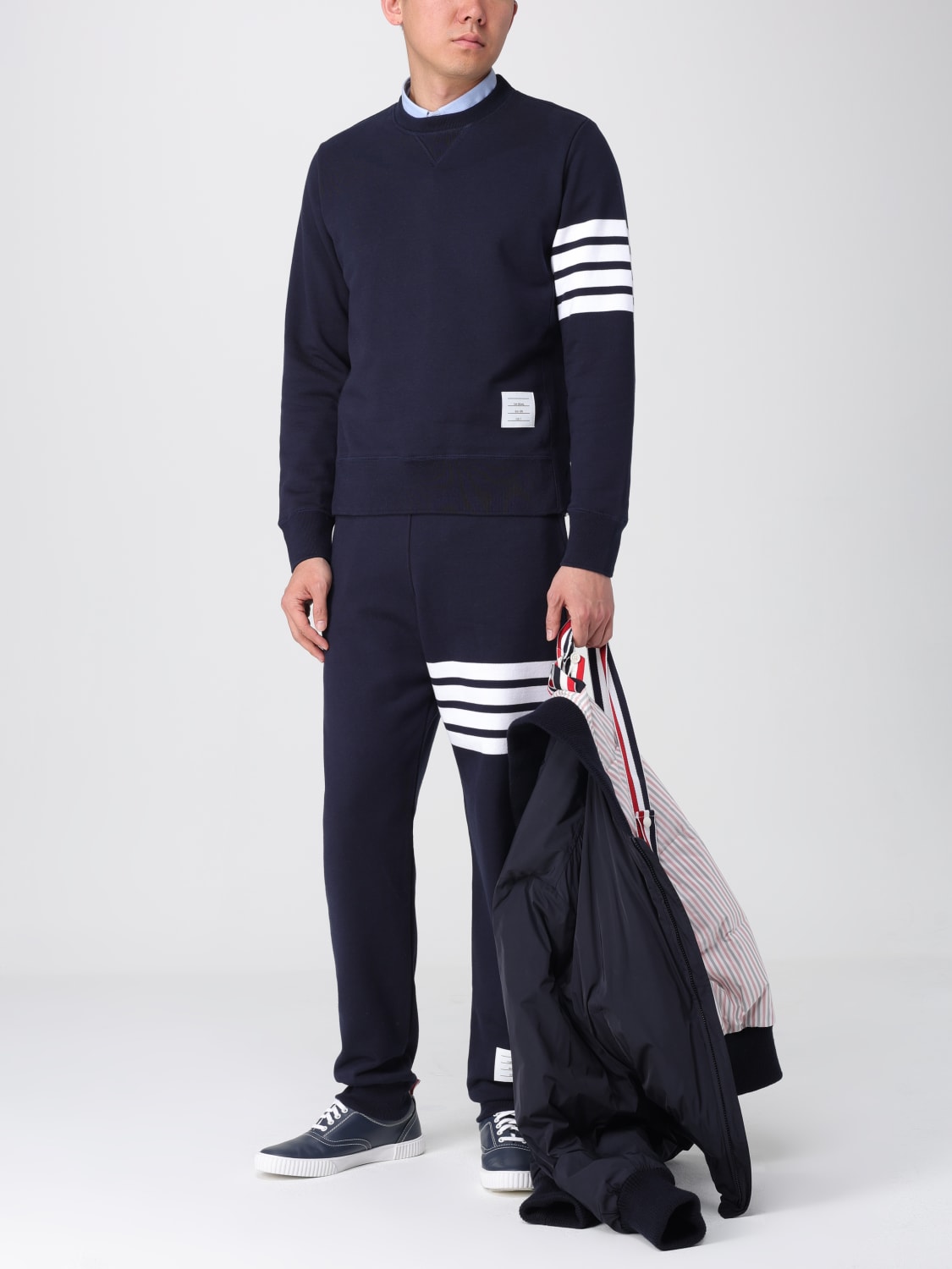 THOM BROWNE SWEATSHIRT: Sweatshirt men Thom Browne, Blue - Img 2