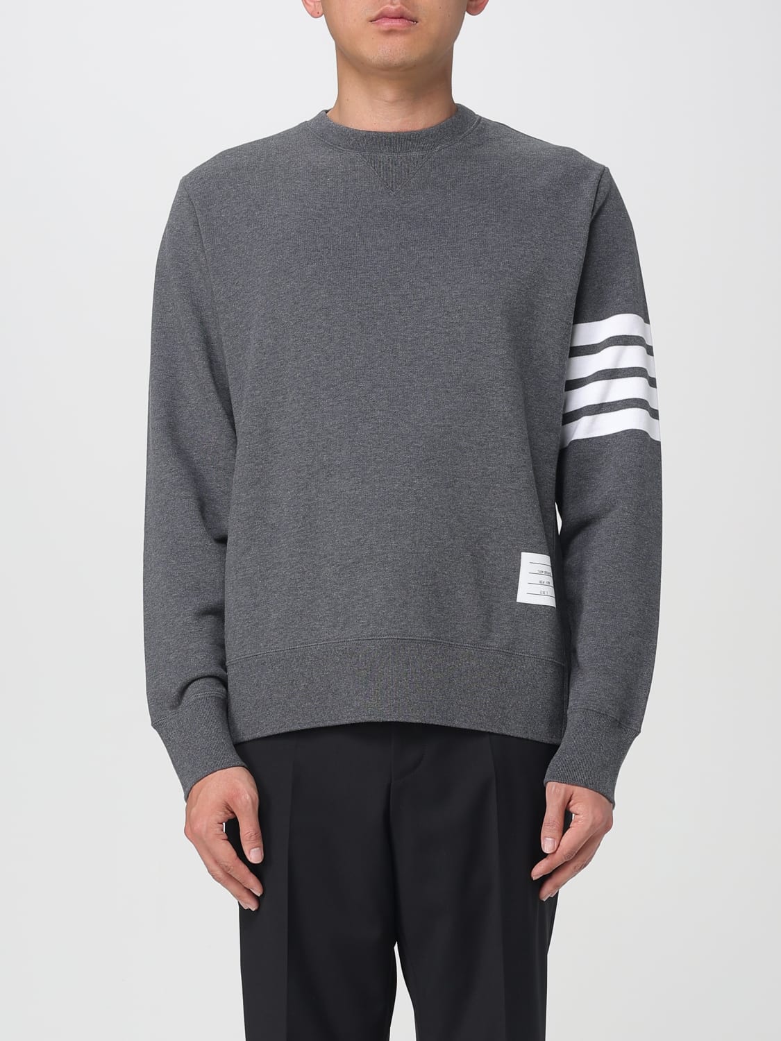 THOM BROWNE SWEATSHIRT: Sweatshirt men Thom Browne, Grey - Img 1