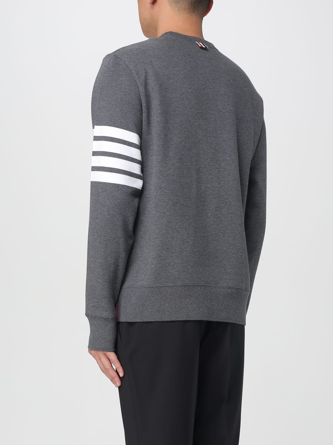 THOM BROWNE SWEATSHIRT: Sweatshirt men Thom Browne, Grey - Img 3