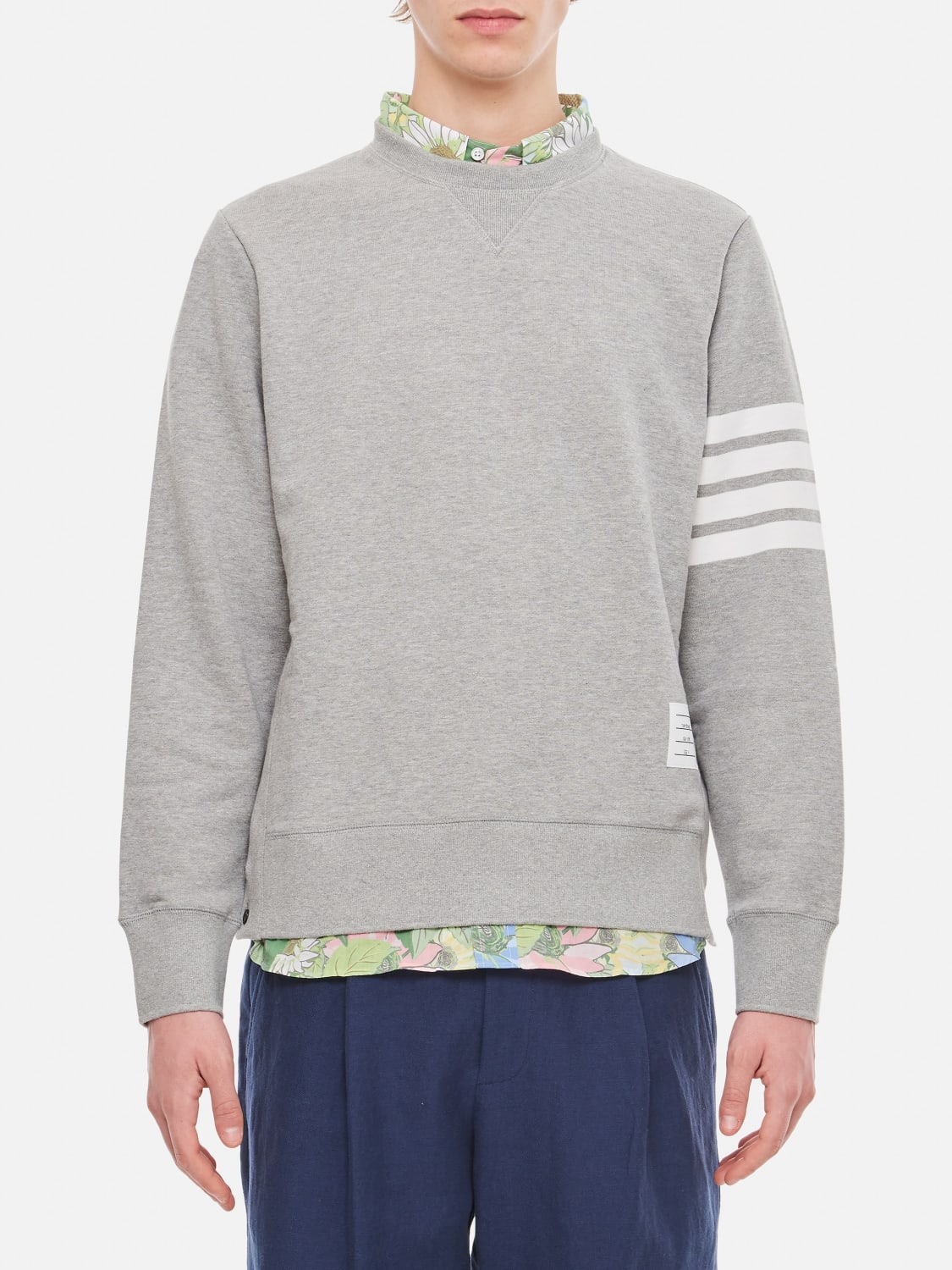 THOM BROWNE SWEATSHIRT: Sweatshirt men Thom Browne, Grey 1 - Img 1