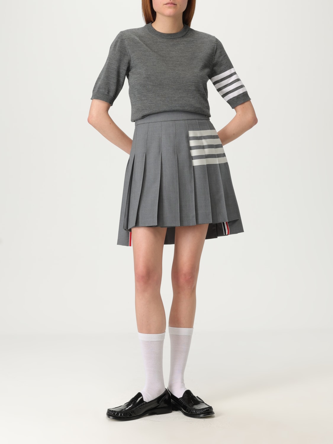 THOM BROWNE JERSEY: Jersey mujer Thom Browne, Gris - Img 2