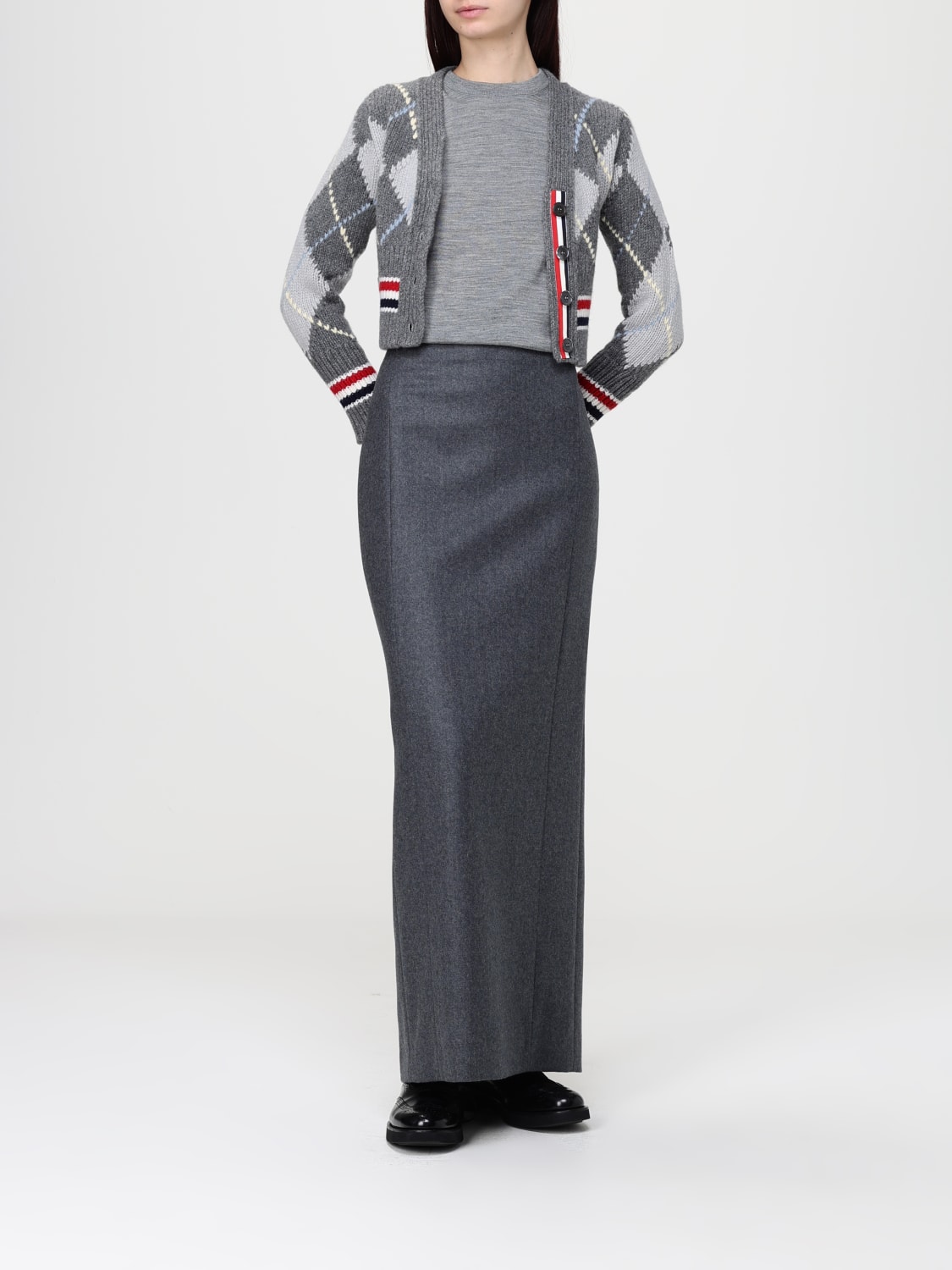 THOM BROWNE JERSEY: Jersey mujer Thom Browne, Gris 1 - Img 2