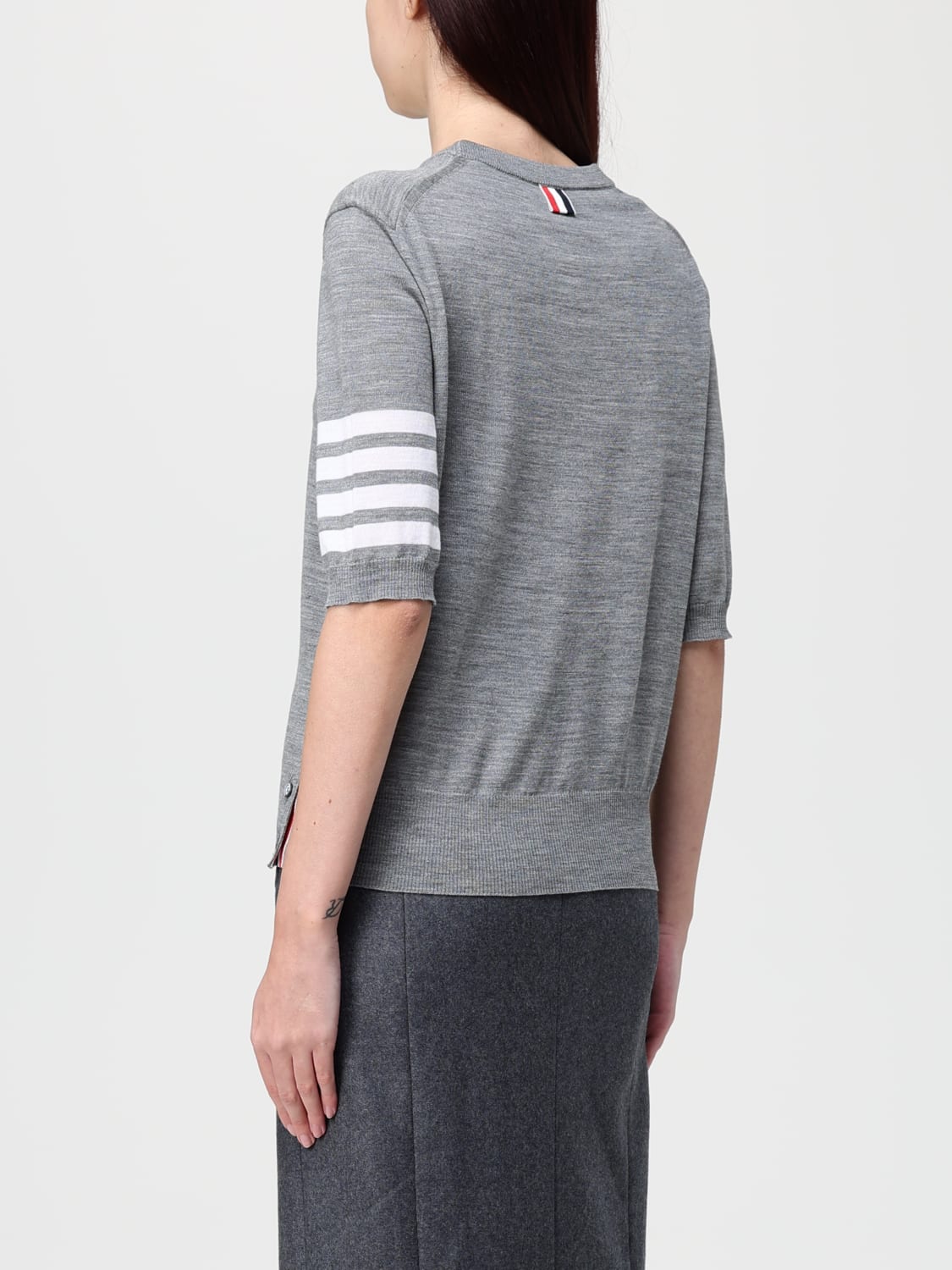 THOM BROWNE JERSEY: Jersey mujer Thom Browne, Gris 1 - Img 3