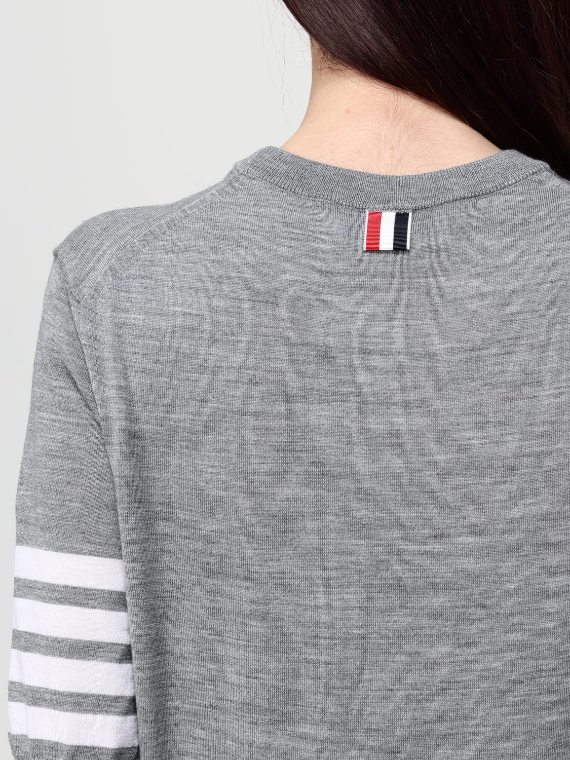 THOM BROWNE JERSEY: Jersey mujer Thom Browne, Gris 1 - Img 5