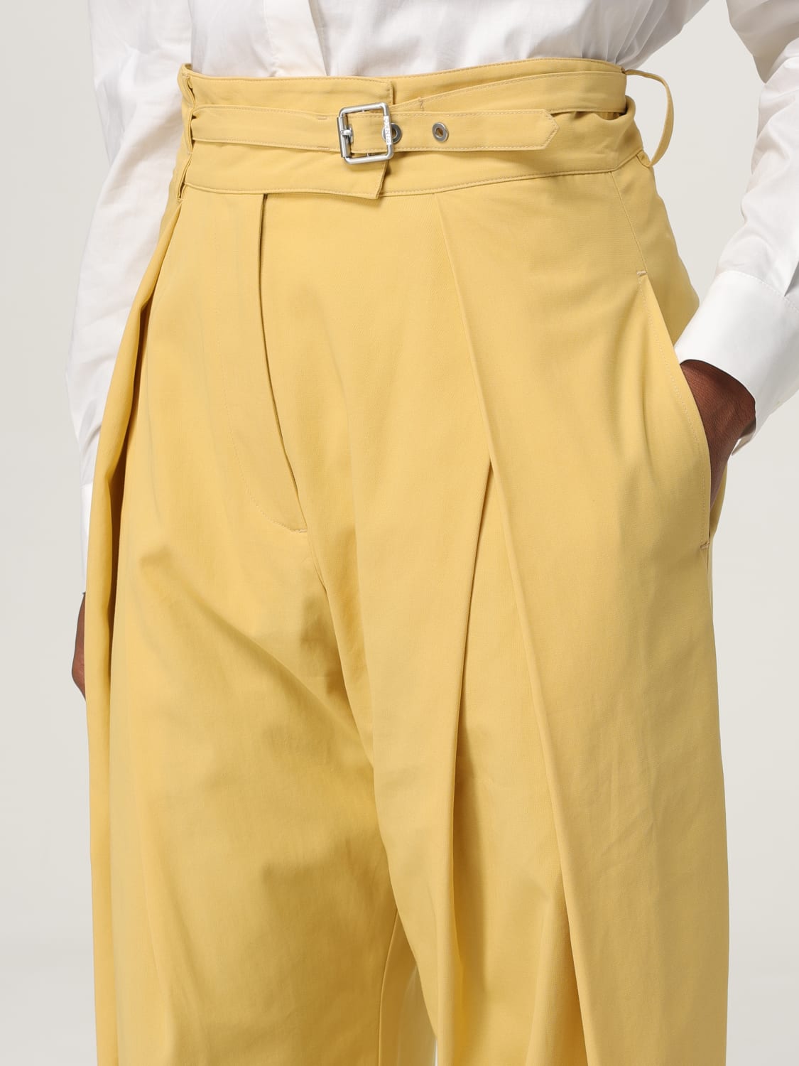 パンツ PINKO Woman Pants Yellow 104648A2ER C43 PINKO: Pants woman - Yellow | Pinko pants 104648A2ER online