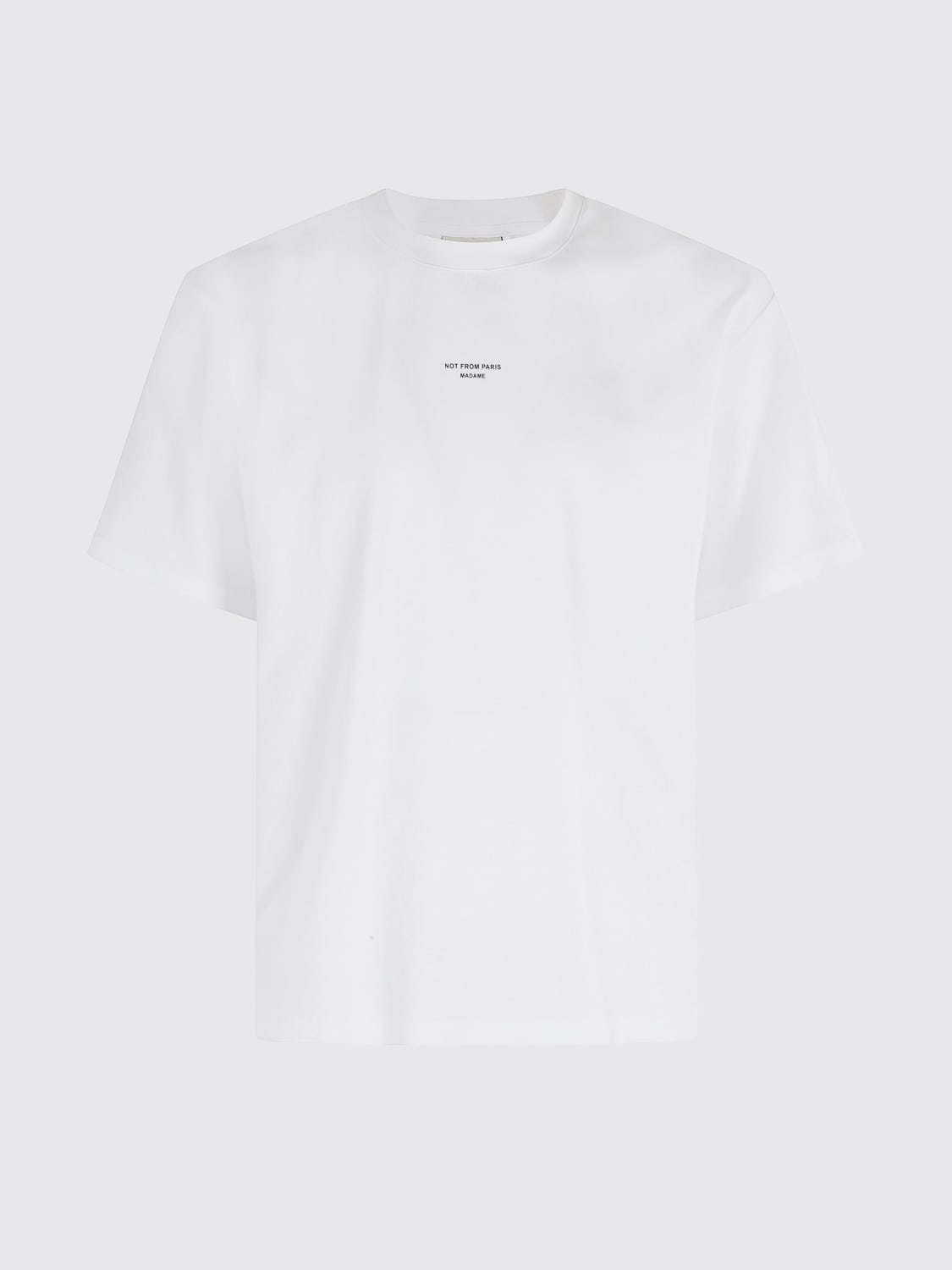 DRÔLE DE MONSIEUR T-SHIRT: T-shirt men Drôle De Monsieur, White - Img 1