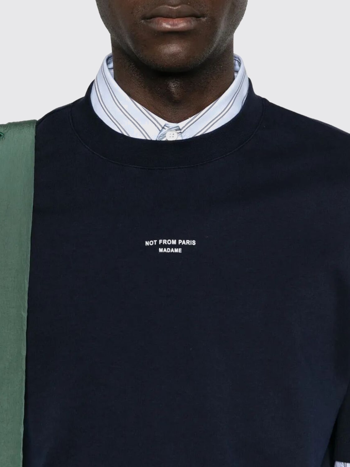 DRÔLE DE MONSIEUR T-SHIRT: T-shirt men Drôle De Monsieur, Navy - Img 2