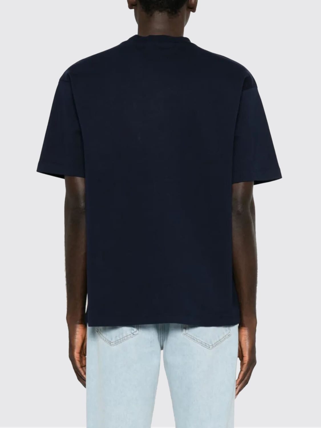 DRÔLE DE MONSIEUR T-SHIRT: T-shirt men Drôle De Monsieur, Navy - Img 3