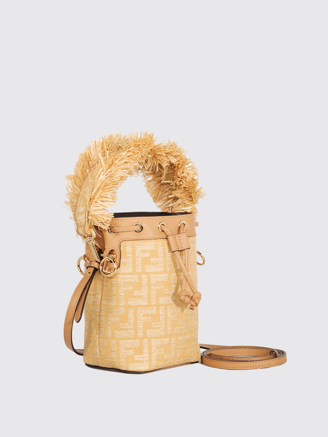 ハンドバッグ FENDI Woman Handbag Natural 8BS093AV23 F17A1 FENDI: Handbag woman - Natural | Fendi handbag 8BS093AV23