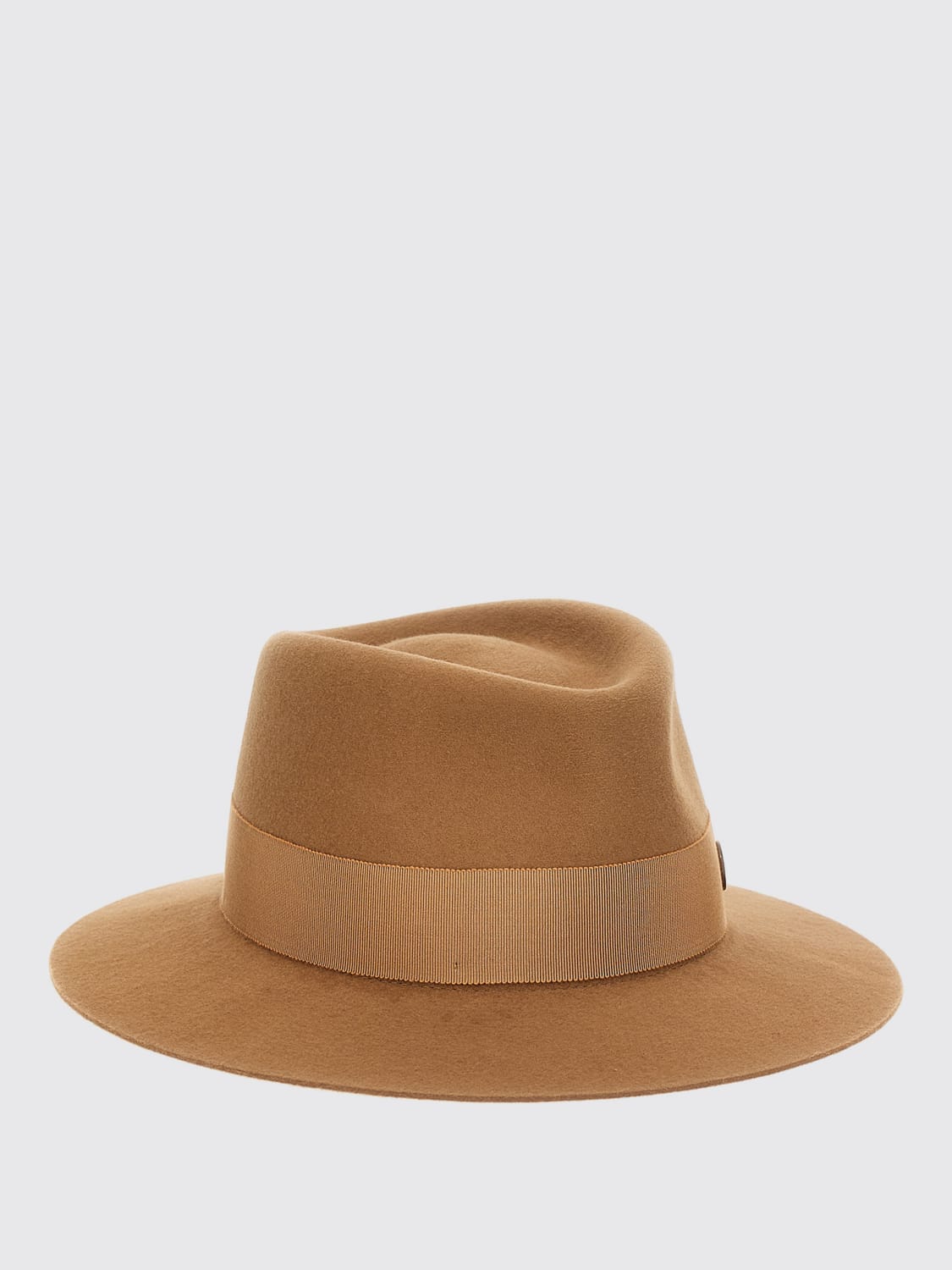 MAISON MICHEL HAT: Hat woman Maison Michel, Brown - Img 2