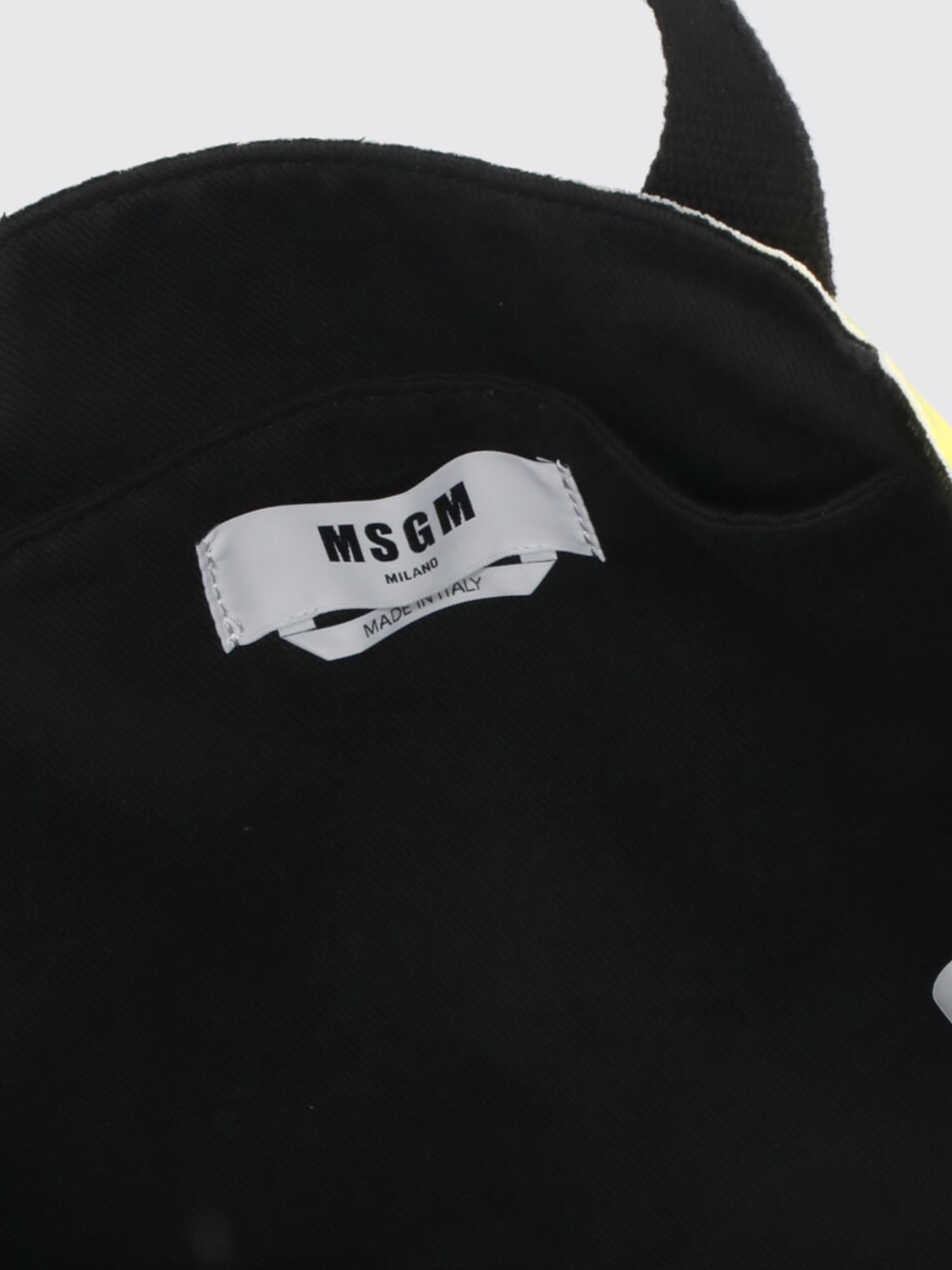 MSGM BORSA A SPALLA: Borsa a spalla in cotone stampato MSGM, Fantasia - Img 5