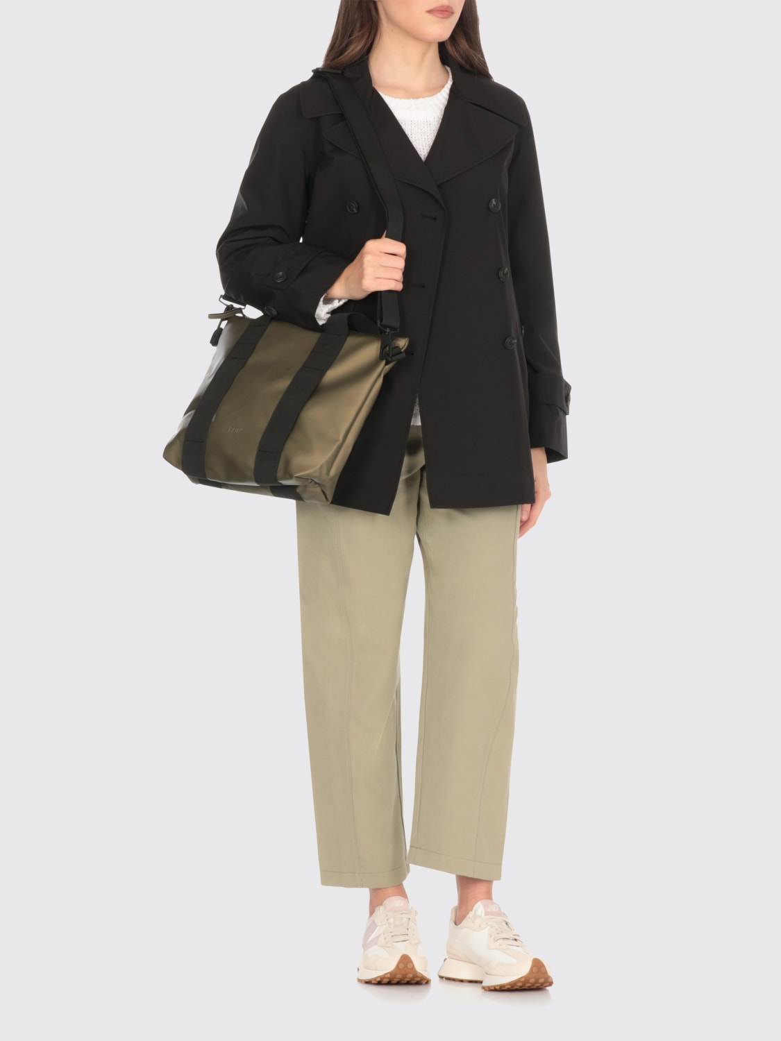ショルダーバッグ RAINS Men Shoulder bag Green 14180 TOTE BAG MICRORVL RAINS: Bags men - Green | Rains shoulder bag 14180 online at