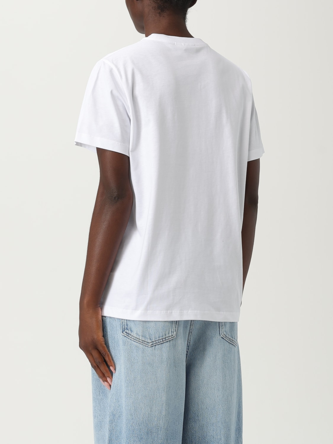 GANNI CAMISETA: Camiseta mujer Ganni, Blanco - Img 3