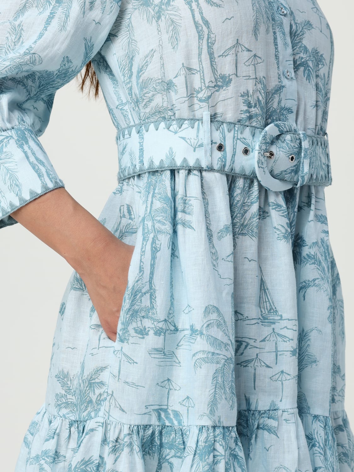 MC2 SAINT BARTH ROBE: Robes femme Mc2 Saint Barth, Bleu - Img 3