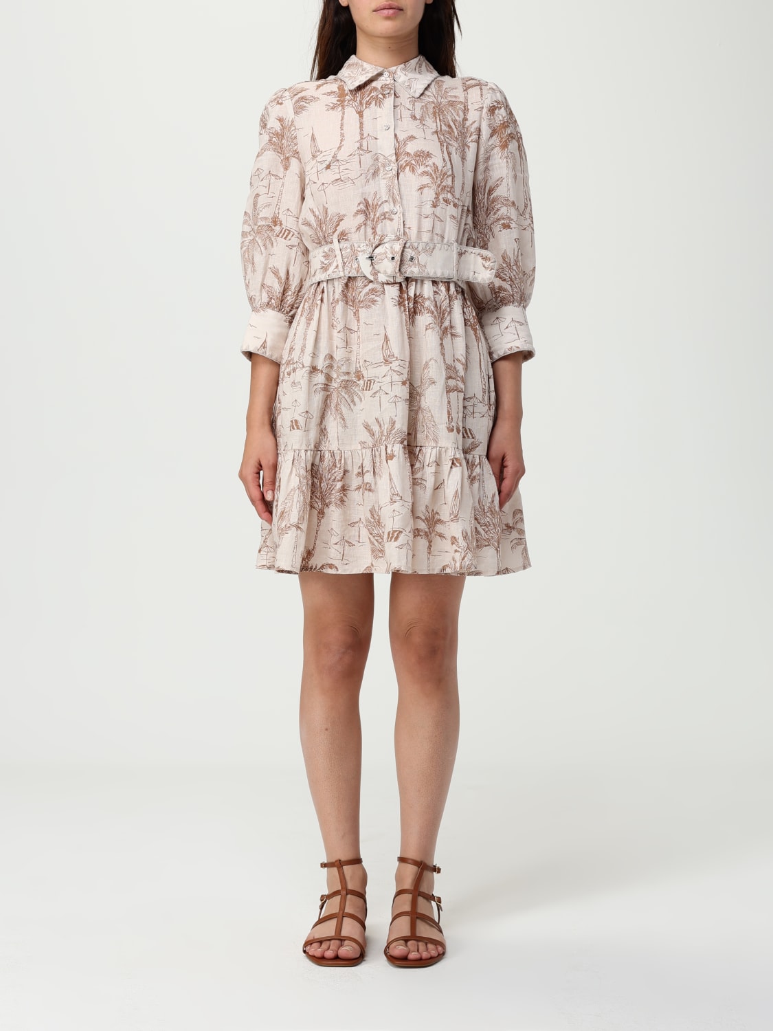 MC2 SAINT BARTH KLEID: Kleider damen Mc2 Saint Barth, Beige - Img 1