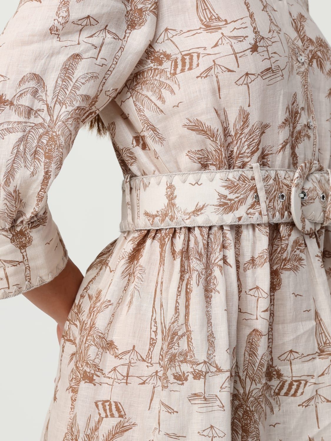 MC2 SAINT BARTH KLEID: Kleider damen Mc2 Saint Barth, Beige - Img 3