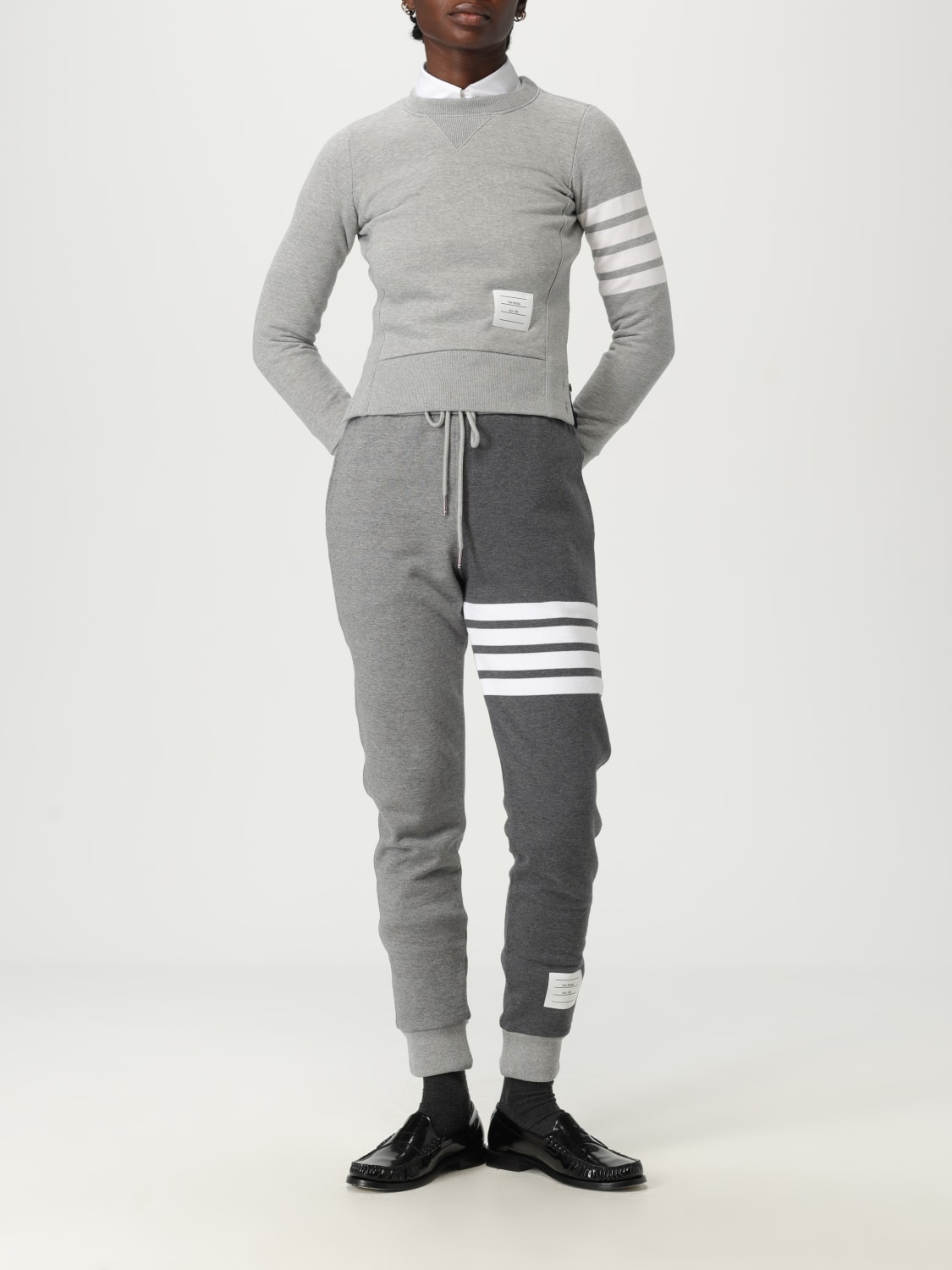 THOM BROWNE SUDADERA: Sudadera mujer Thom Browne, Gris - Img 2