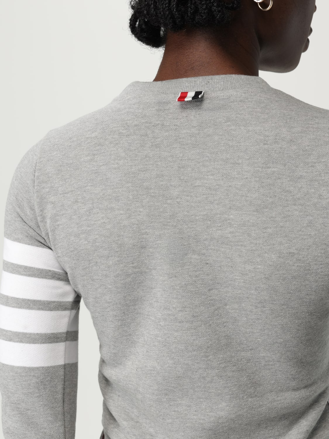 THOM BROWNE SUDADERA: Sudadera mujer Thom Browne, Gris - Img 5