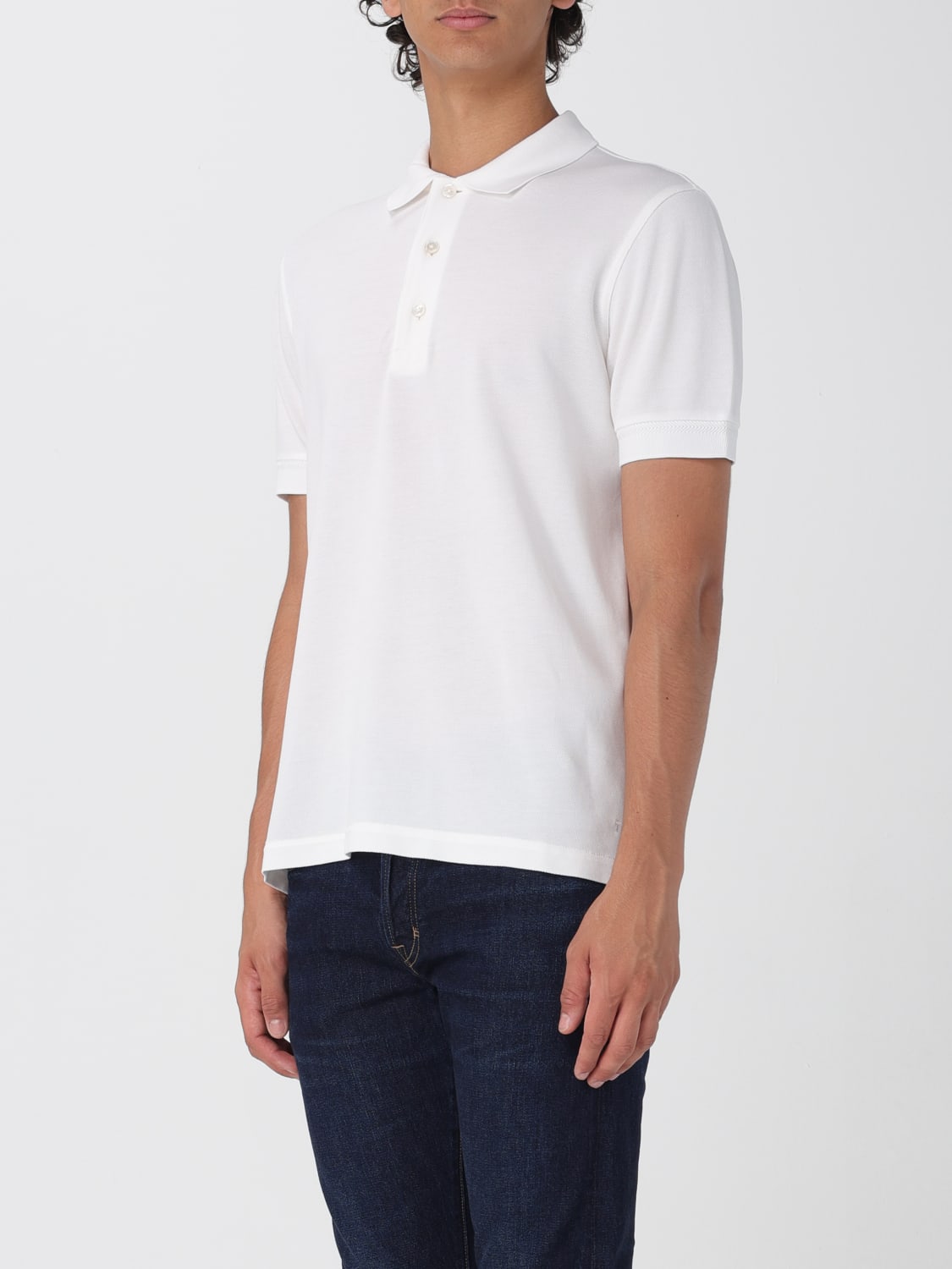 TOM FORD POLO SHIRT: Polo shirt men Tom Ford, White - Img 3