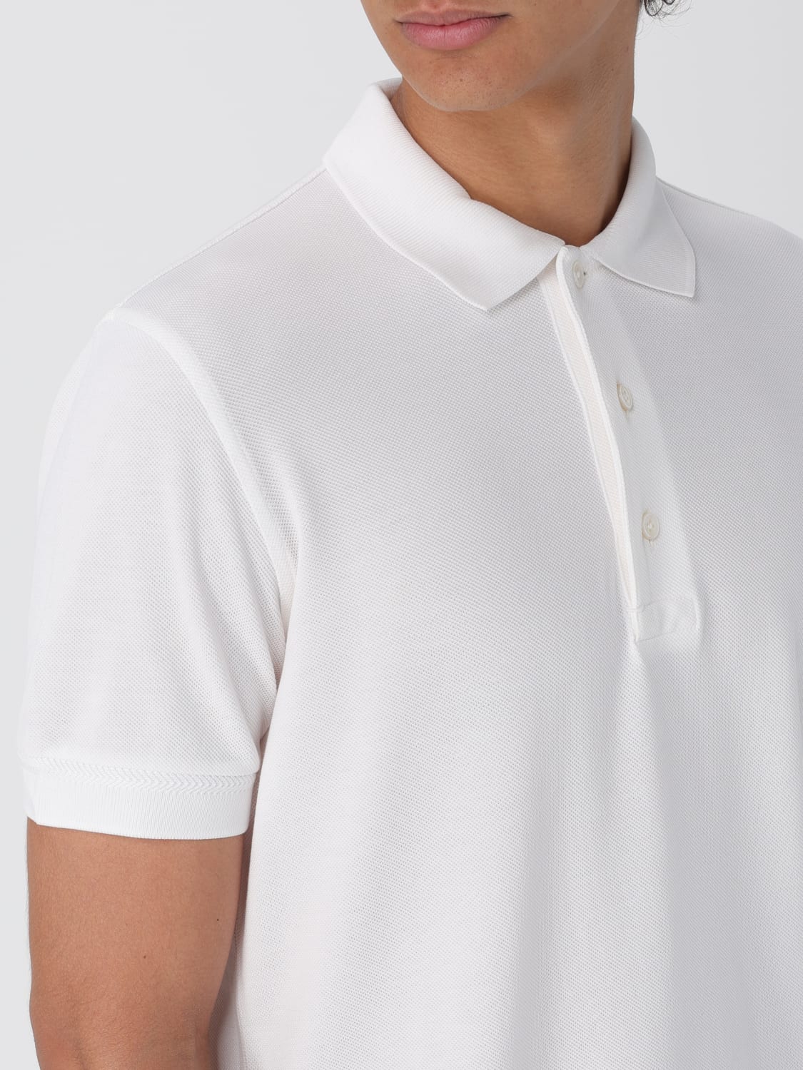 TOM FORD POLO SHIRT: Polo shirt men Tom Ford, White - Img 4