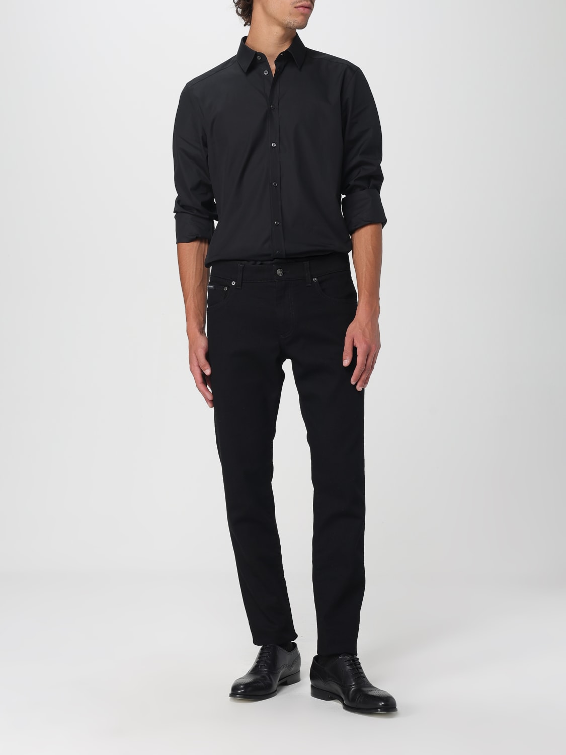 DOLCE & GABBANA SHIRT: Shirt men Dolce & Gabbana, Black - Img 2
