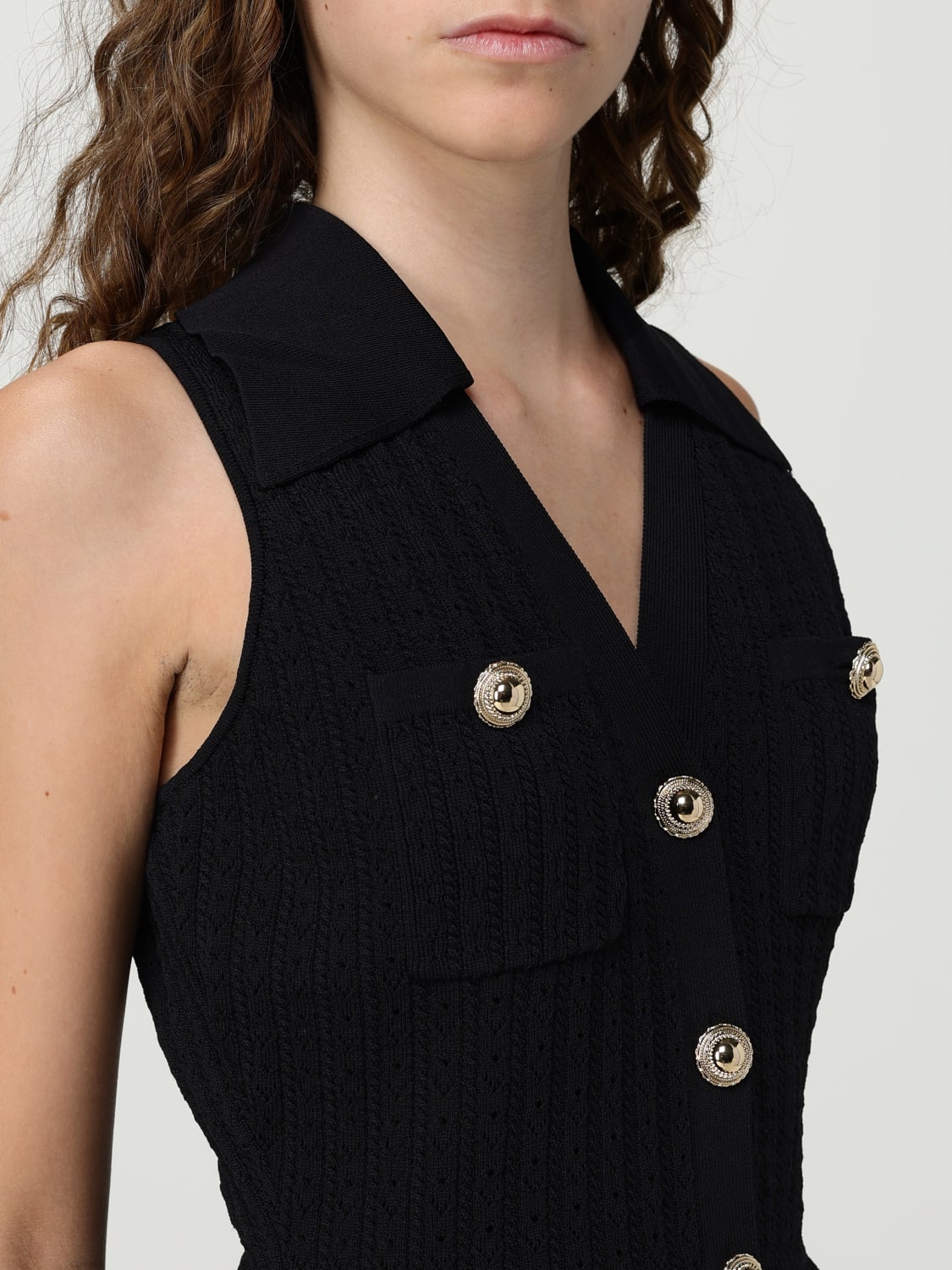 SELF-PORTRAIT VESTIDO: Vestido mujer Self-portrait, Negro - Img 4